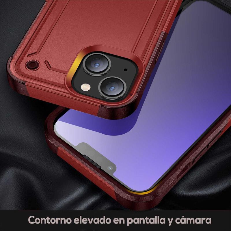 Funda TEKKU Tough cover para iPhone 15 Roja image number null