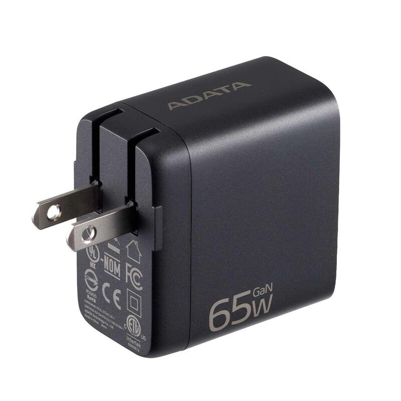 Cargador AC ADATA 65W GAN Universal USB-C Negro... image number null