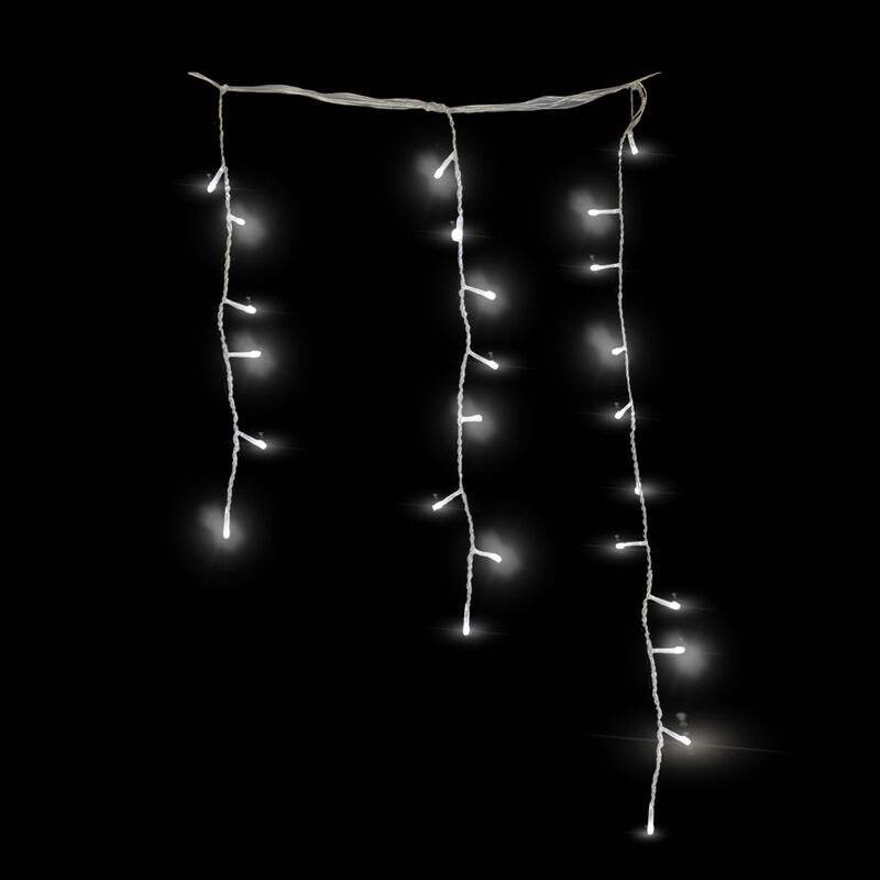 Serie tipo Cascada Luces LED Blanca 1200 focos ... image number null