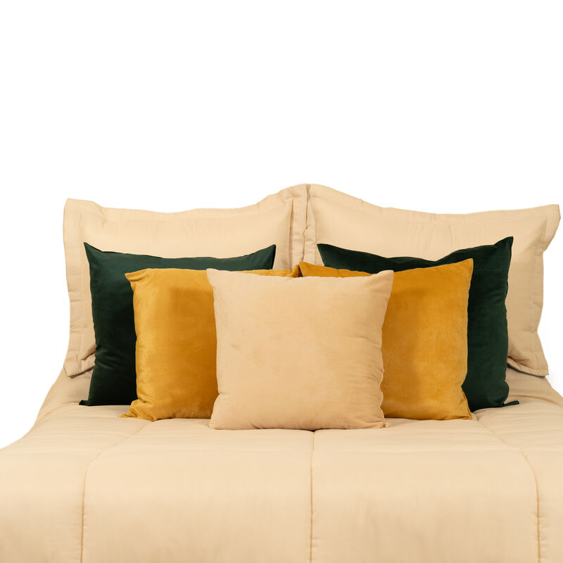 Edredon Duvet Santorini Matrimonial Beige/Cafe image number null