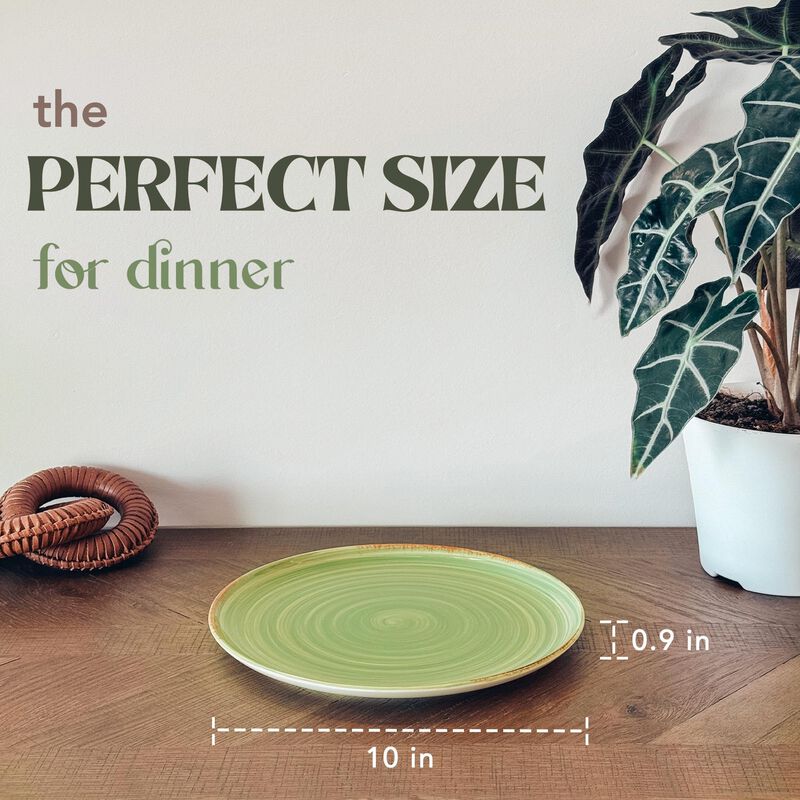 Platos De Cena Mora 6 Pzas 25 cm Helix Swirl Ce... image number null