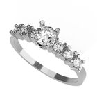 Anillo de Compromiso de 14K con Diamante de Laboratorio 0.20 CT F VS1 Talla 7.5 ORO BLANCO 14K &ndash; / M453-20-14W-LG-75