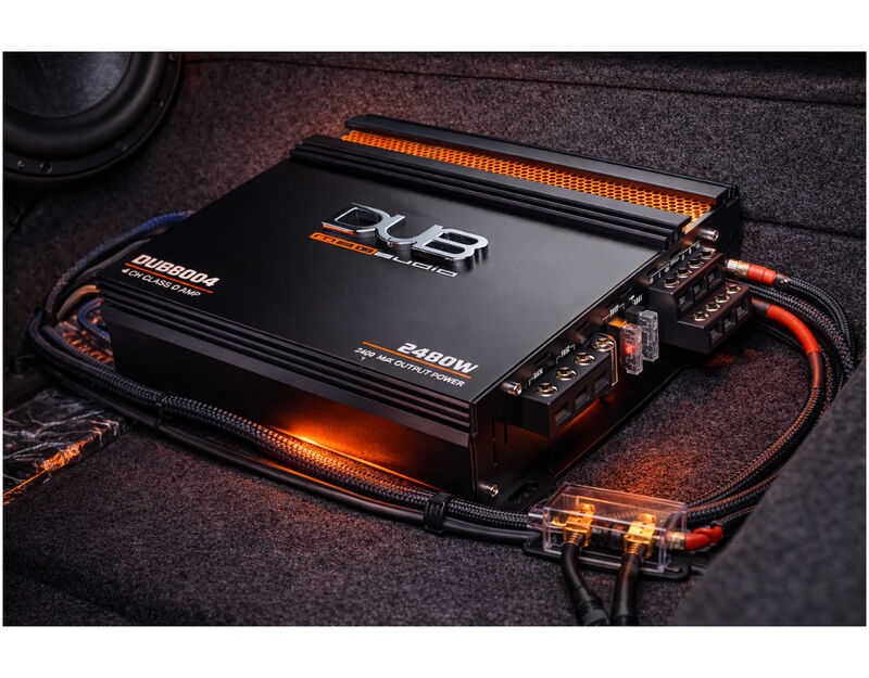 Amplificador para auto clase A/B 4 canales 2400... image number null