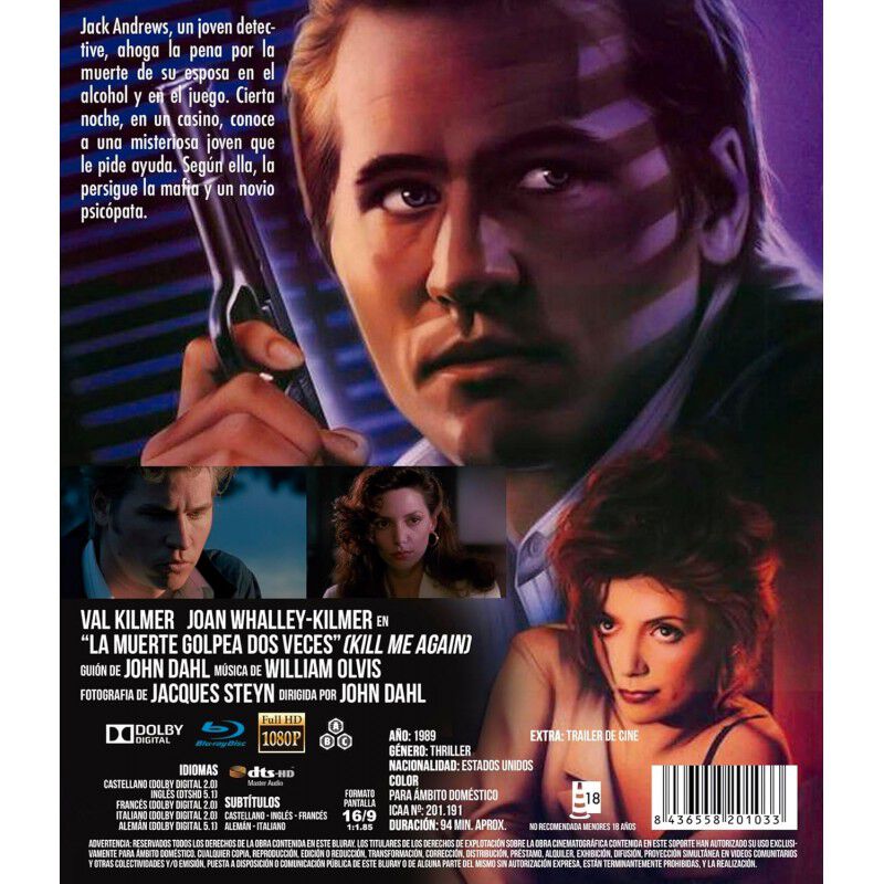 La Muerte Golpea Dos Veces [blu-ray] (1989) M&aacute;t... image number null