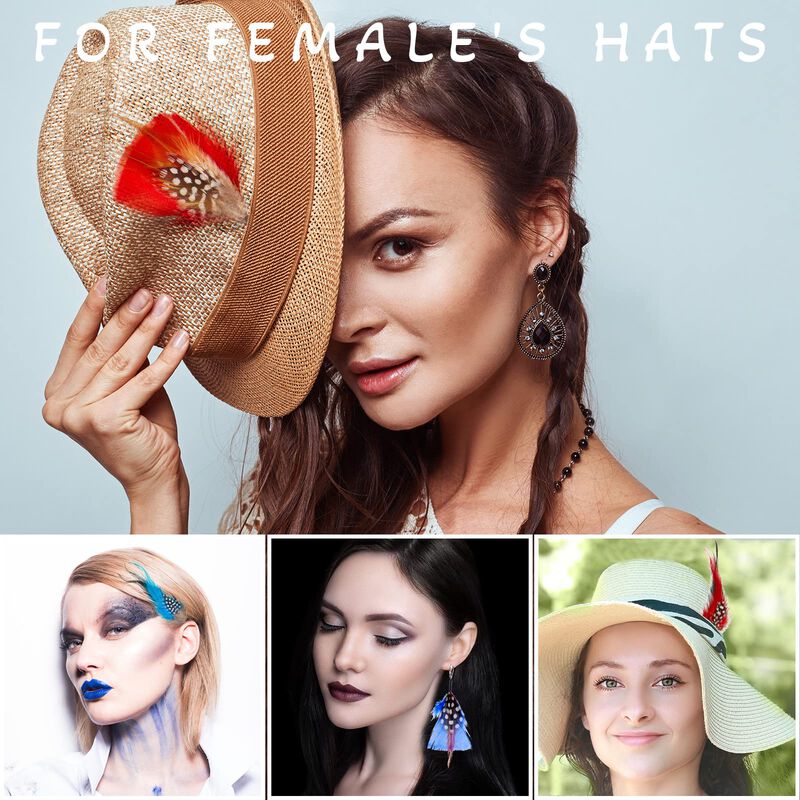 Plumas Para Sombreros Kenning, 39 Unidades, Plu... image number null