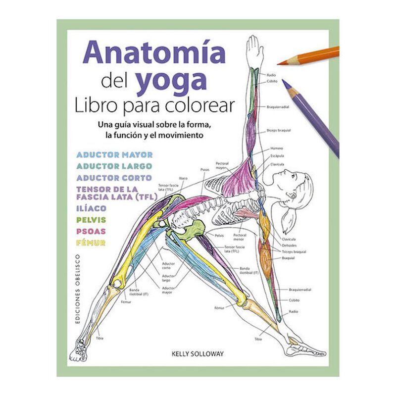 Anatom&iacute;a del yoga. Libro para colorear image number null