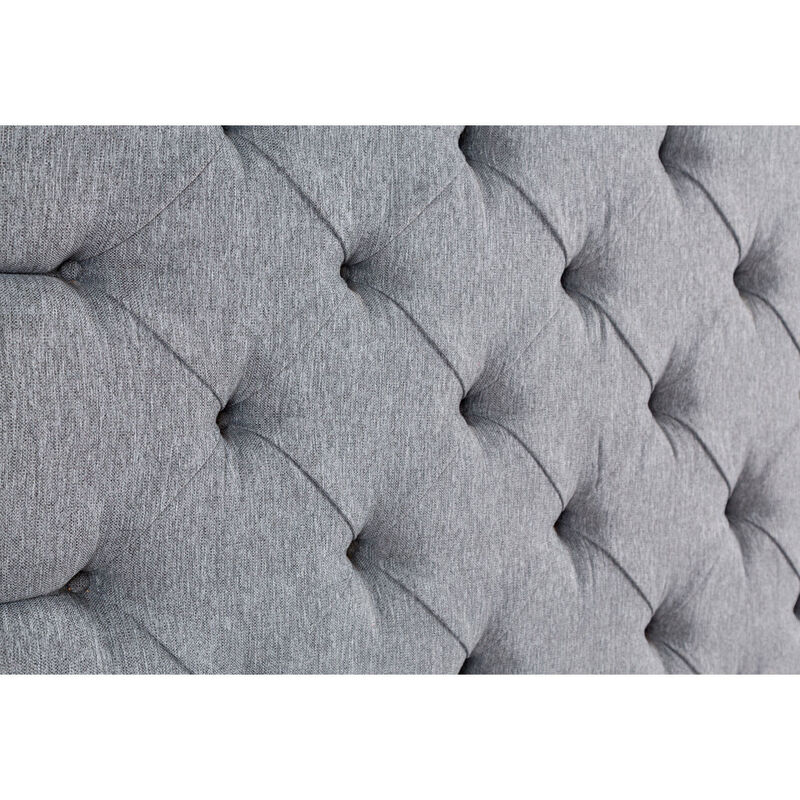 Cabecera Individual Dicasa Capri Gris image number null