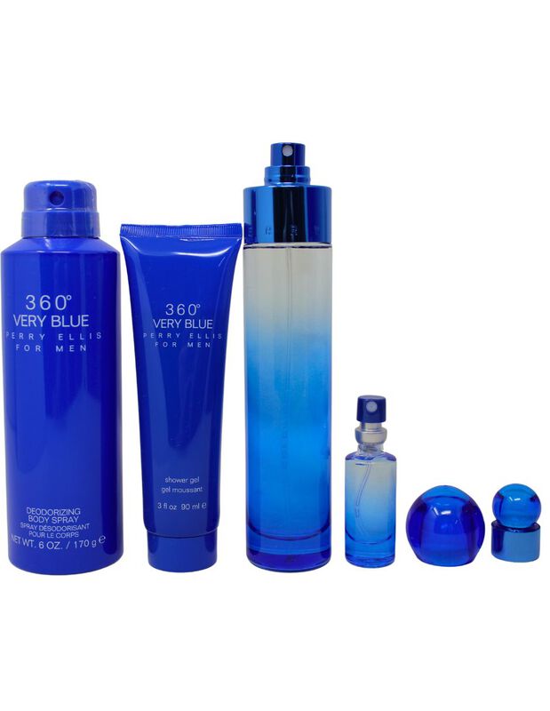 Set Perry Ellis 360 Very Blue 4 Pz Para Hombre image number null