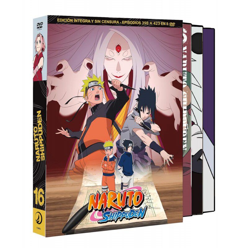 Naruto: Shipp&ucirc;den (box 16. 6 Discos. Ep. 398 A ... image number null