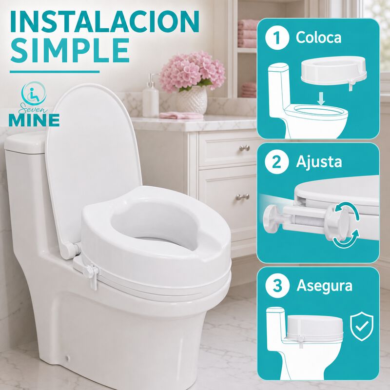 Incremento Aumento de Asiento para Ba&ntilde;o con Tap... image number null