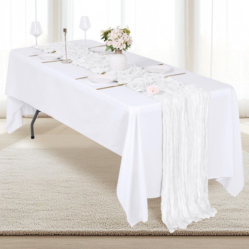 Caminos de mesa Realbox 275 cm blanco, pack de ... image number null