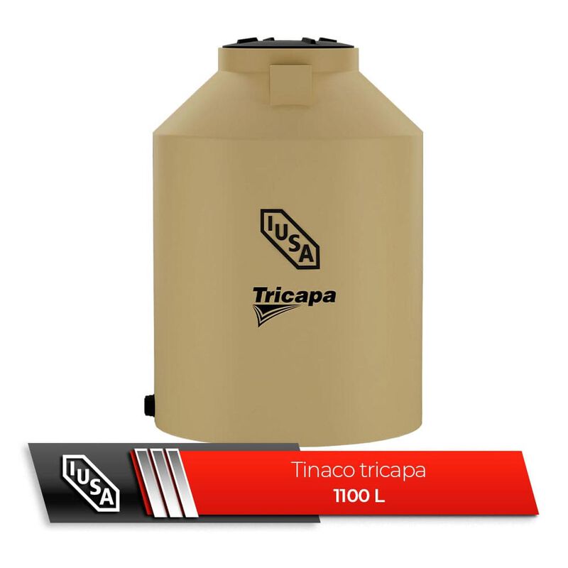 Tinaco 1100 L Beige Tricapa image number null