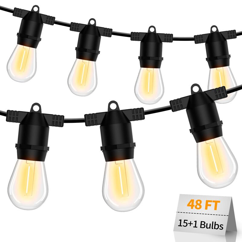 Luces De Cadena Alitade S14 Led 14 Bombillas 14... image number null