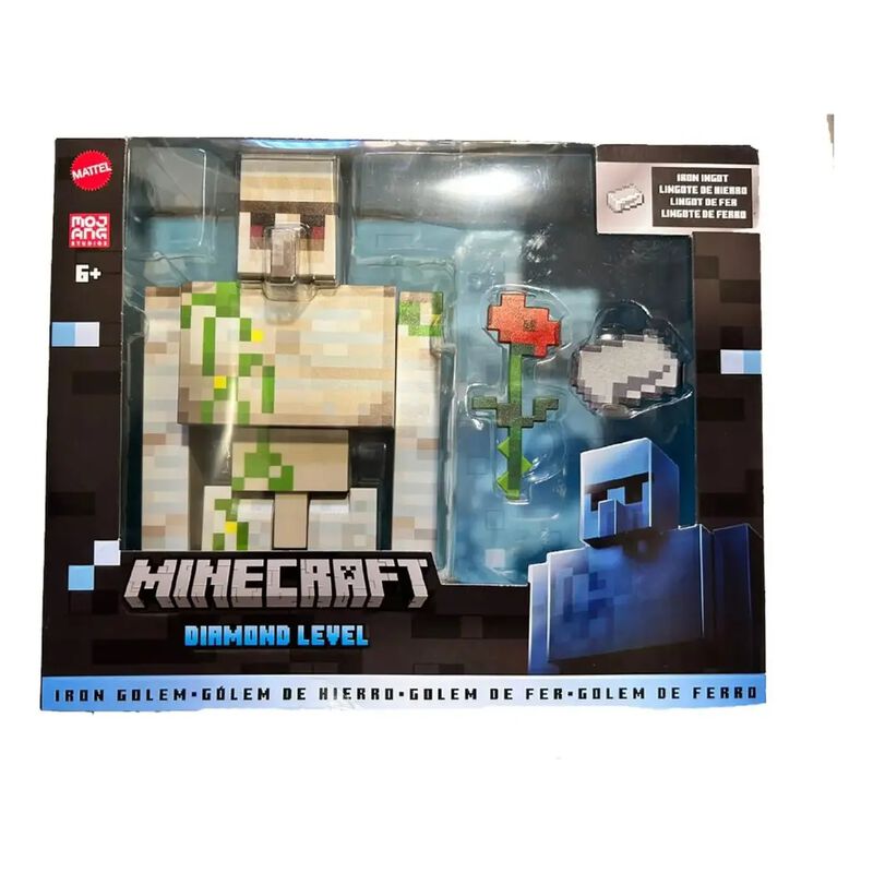 Iron Golem Minecraft Diamond Level Mattel Mojan... image number null