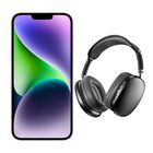 iPhone 14 128GB Lila E-SIM Reacondicionado + Diadema Gen&eacute;rica