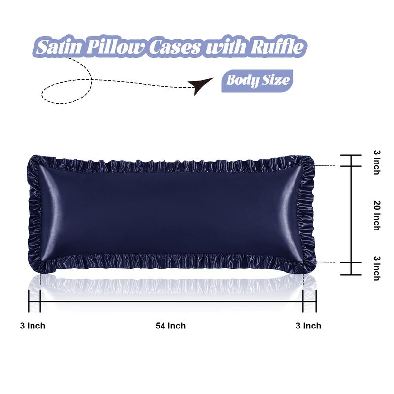Funda De Almohada Corporal Homiest Azul Marino ... image number null