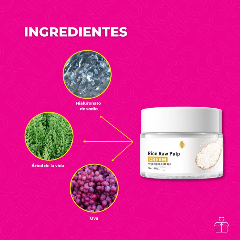 Set de 3 Cremas de Extracto Arroz Bioaqua &Aacute;cido... image number null