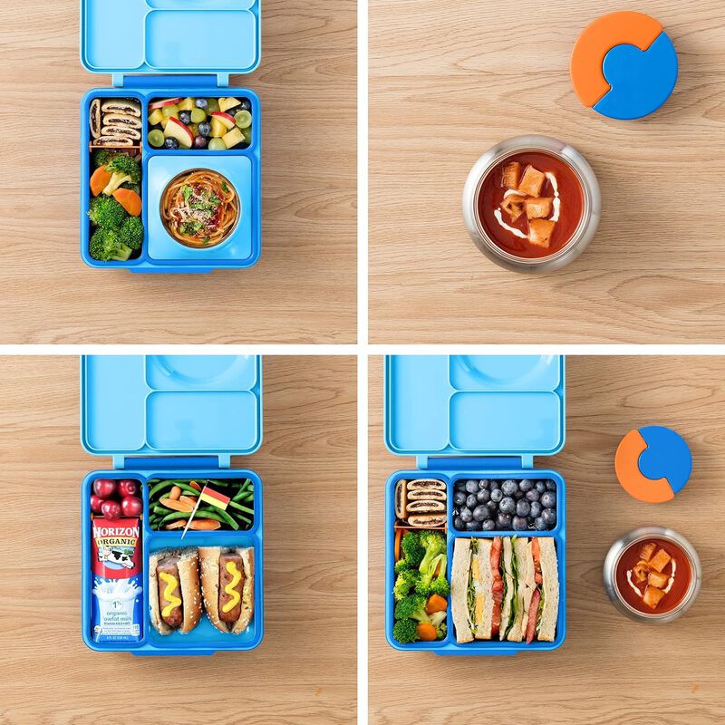 Bento Box Omiebox Para Ni&ntilde;os Con Tarro De Comid... image number null