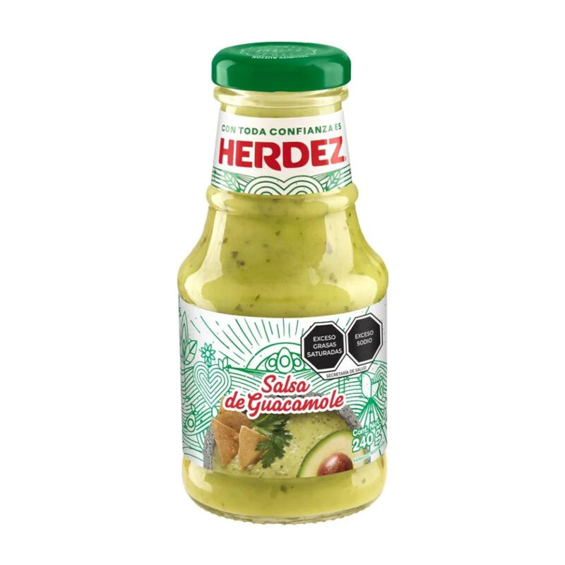 SALSA GUACAMOLE HERDEZ 240GR image number null