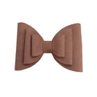 Broche Con Moño Para Cabello Durazno Rosa Palo