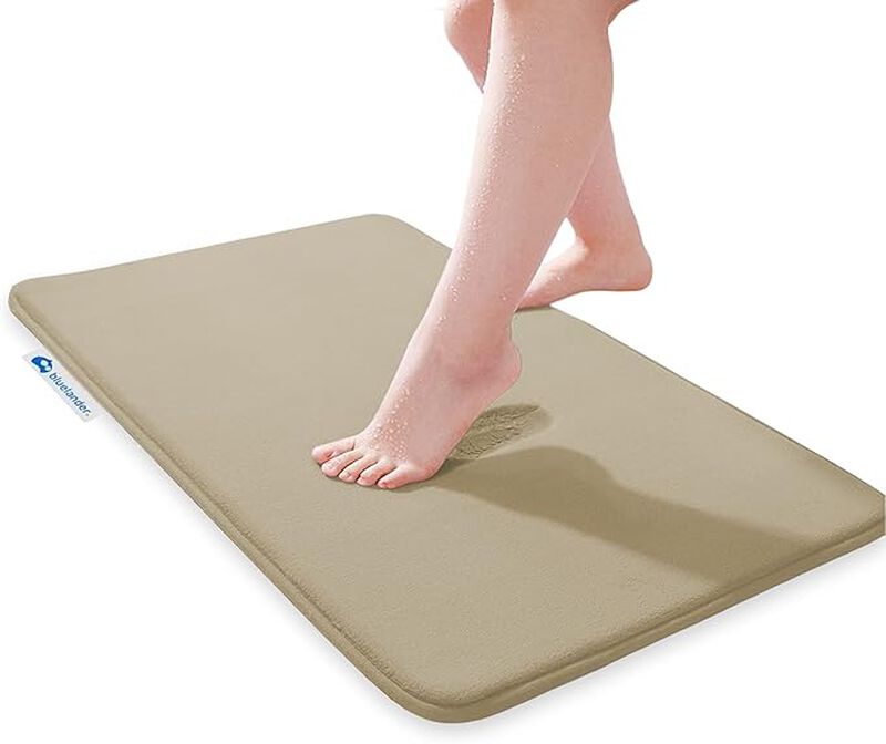 Tapete de Baño Antiderrapante Memory Foam, Blue... image number null
