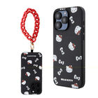 Funda Hello Kitty Con Correa Para iPhone 15 Pro Max - Negro