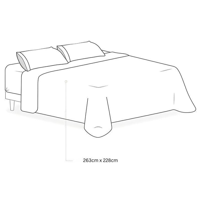 Set Edred&oacute;n King Size Polo One Gris Copos Blanc... image number null