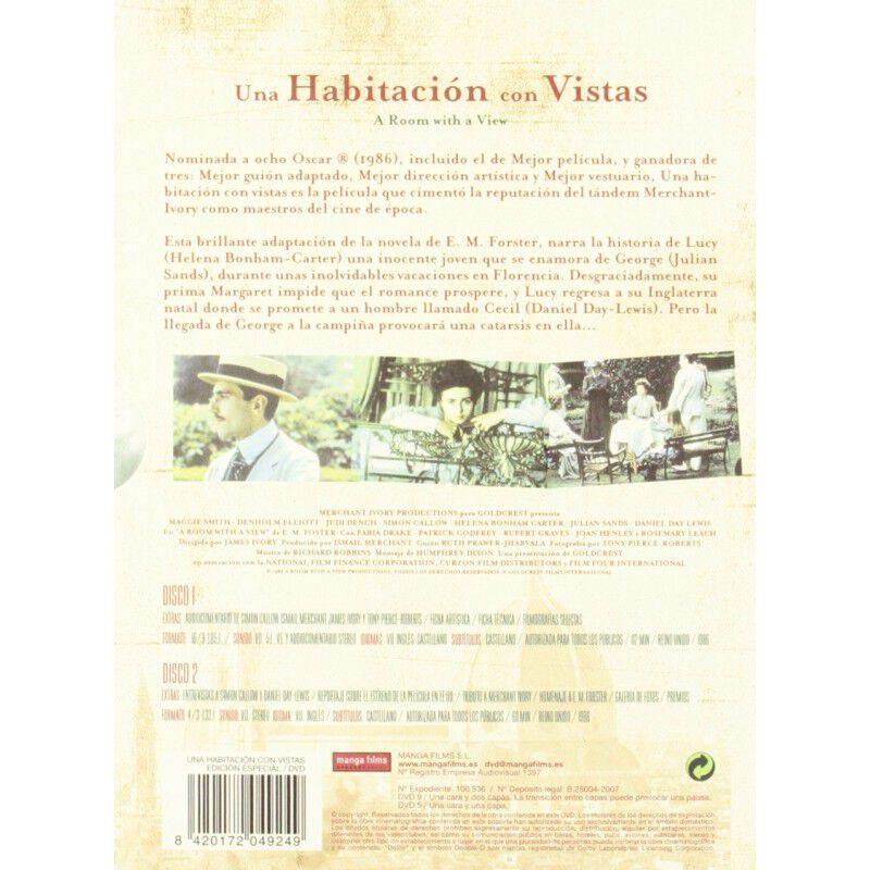 Una Habitaci&oacute;n Con Vistas (ed. Especial) [dvd] ... image number null