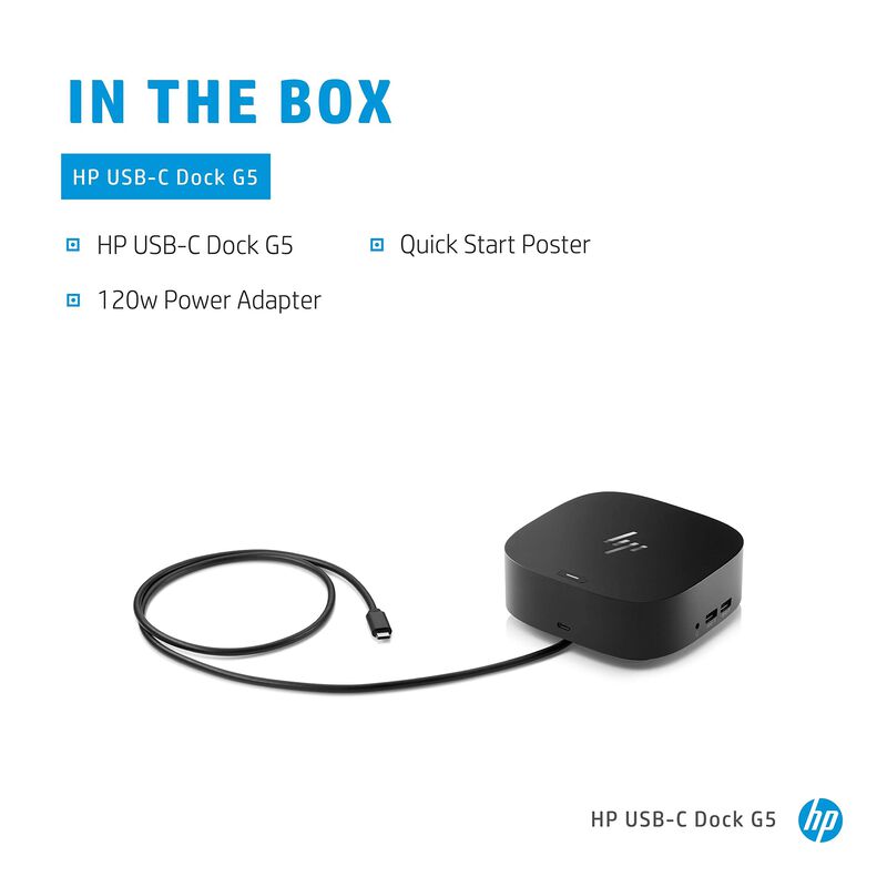 Adaptador Dock Hp Usb-c G5-11 En 1 Para Usb-c Y... image number null