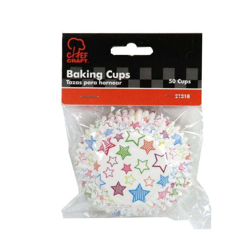 Moldes de papel para cupcakes Chef Craft 50 uni... image number null