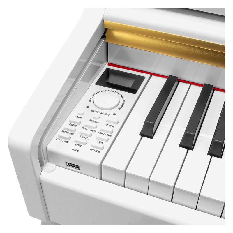 Piano Teclado Eléctrico 88 Teclas Digital 15v 3... image number null