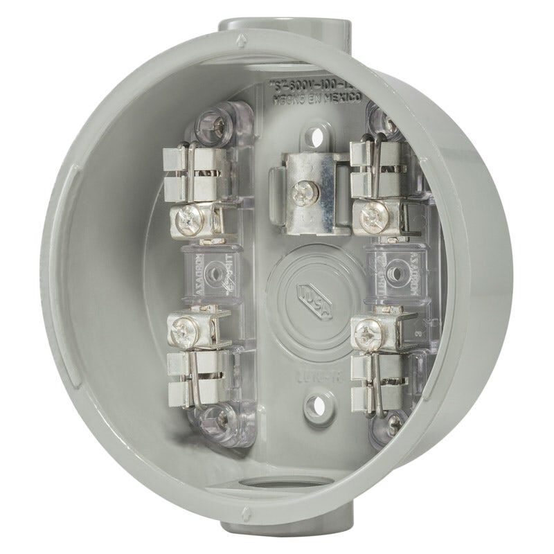 Base Medidor de Luz 4 Terminales De Lat&oacute;n image number null