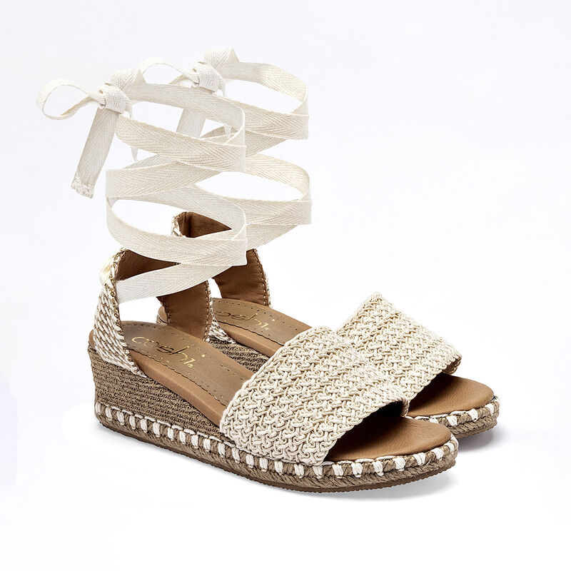 Coshi Coshi alpargata piso para mujer beige cod... image number null