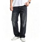 Pantalones Vaqueros JMIERR Estilo Holgado Negro Talla L