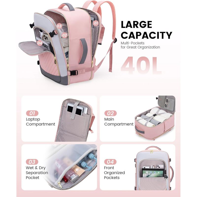 Mochila Lovevook 56L Para Laptop de 17&rdquo; Imperme... image number null
