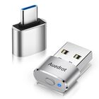 Mover Rat&oacute;n Usb Con Bot&oacute;n De Interruptor, Miniagitador Autom&aacute;tico De Rat&oacute;n Con 2 Modos De Movimiento, Sin Controlador, Plug & Play, Mantiene El Ordenador/port&aacute;til Despierto, Adaptador Usb-c, Plateado