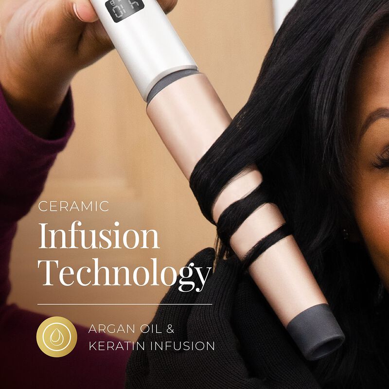 Curling Wand Remington Shine Therapy, 1-1 &frac12; Pul... image number null