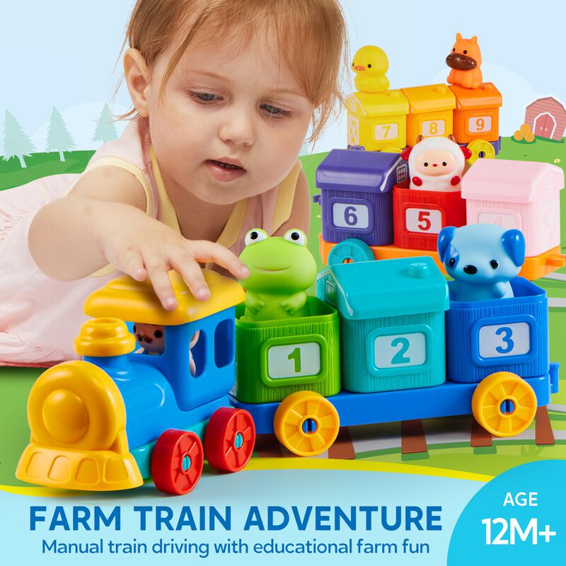 Juguete Did&aacute;ctico Play-act Learning Farm Train ... image number null