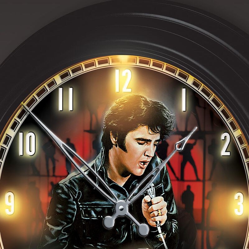 Reloj De Pared At&oacute;mico Elvis 36 cm &ndash; The Bradfo... image number null