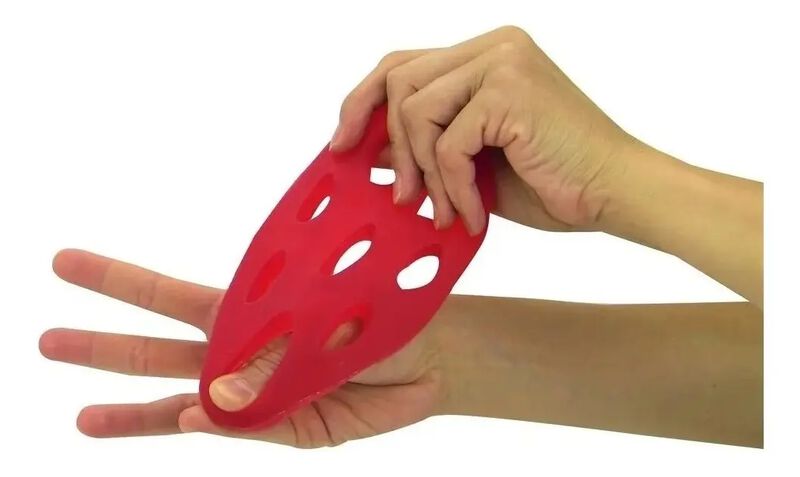 Ejercitador De Mano Theraband Rojo Xtrainer Pri... image number null