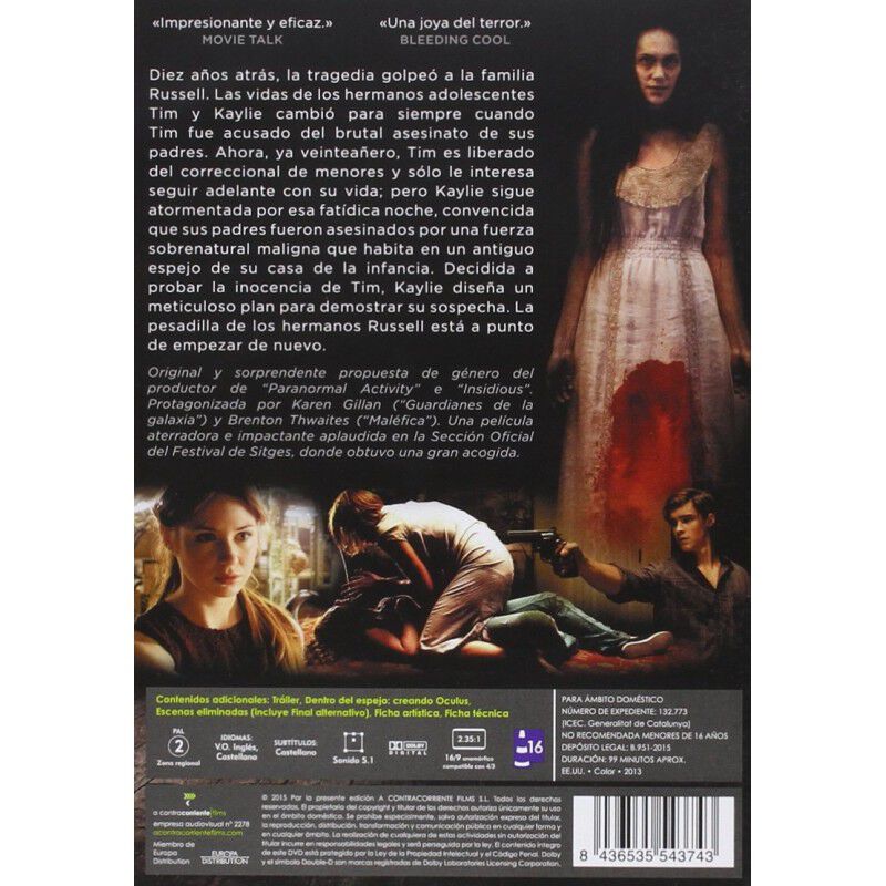 Oculus: El espejo del mal [DVD] image number null