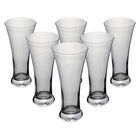 Set De 6 Vasos Cerveceros Transparentes - 350 Ml