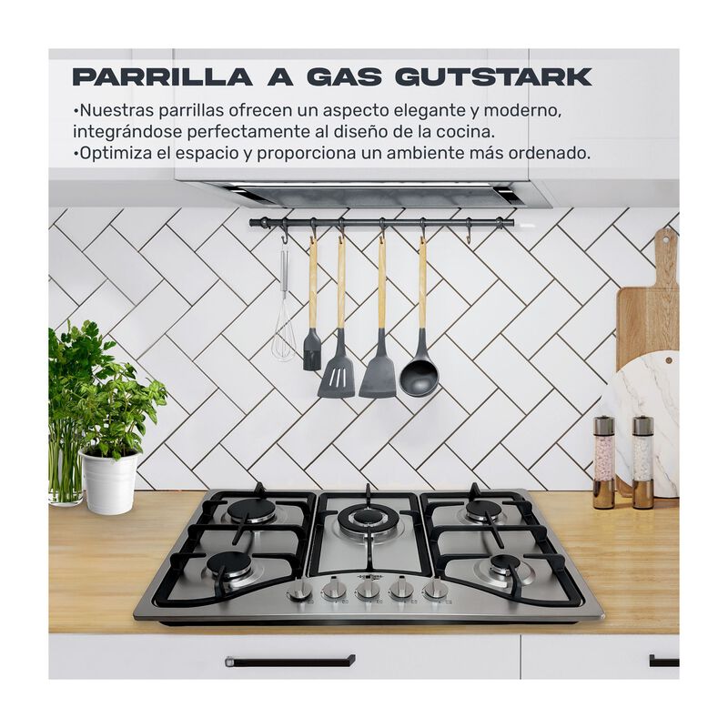 Parrilla Estufa Gas Lp Natural 5 Quemadores Ace... image number null