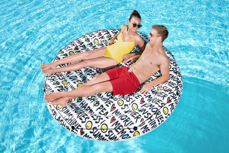 Cama inflable circular dec/citas de verano 1/mo... image number null