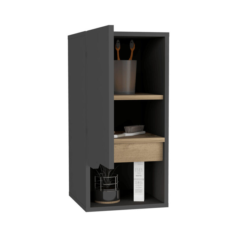 Gabinete de Baño Apolis Plata Oscuro y Café Cla... image number null