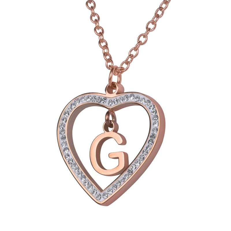 Collares Mujer Inicial Letras Coraz&oacute;n, Regalos ... image number null