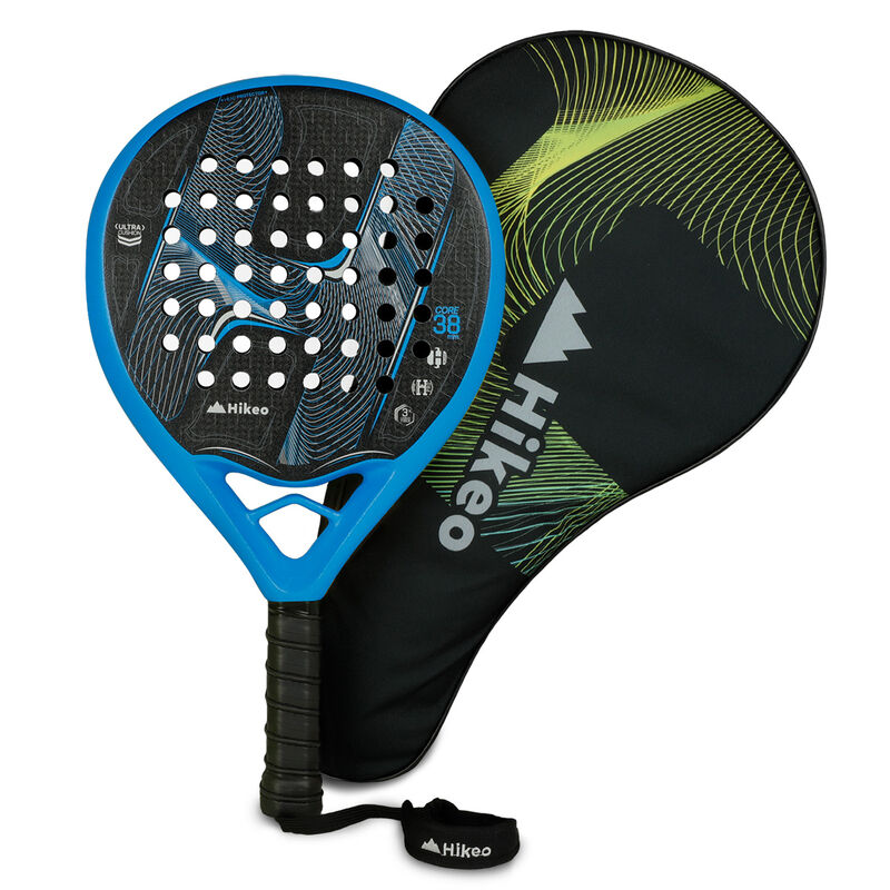 Pala de Pádel Premium con Funda 3 Pelotas y Gri... image number null