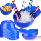 Set de 6 Tazones Azul Estilo Casco de B&eacute;isbol Tanlade 2000 ml