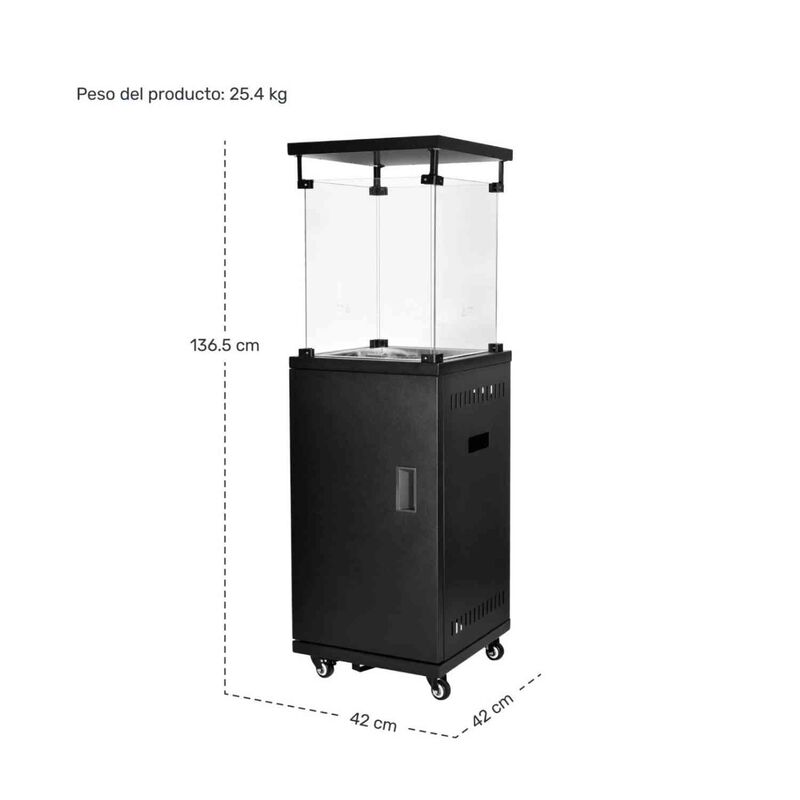 Hoguera Fogata Mesa Calentador Gas Propano 1.4m... image number null