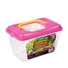 Lomas Mascotera Extra Chica para Pequeñas Especies con Ranuras de Ventilación Varios Colores